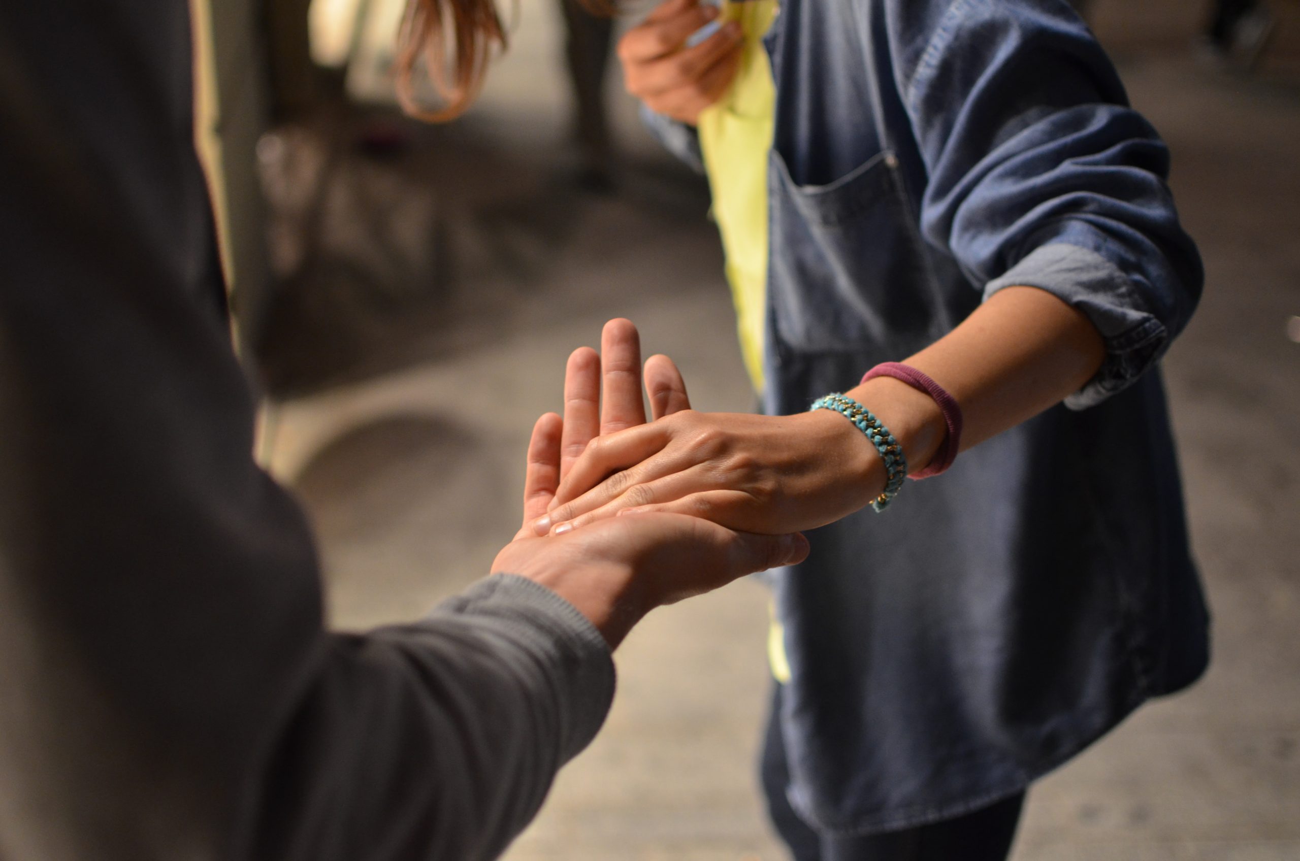 Holding helping hands - Post traumatic stress disorder treatment