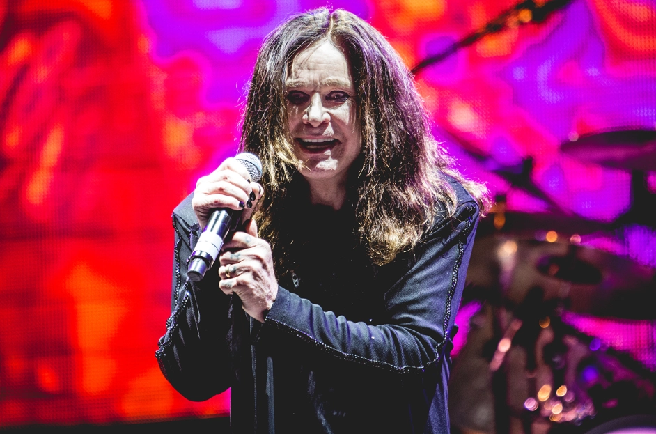 Singer Ozzy Osbourne performing live