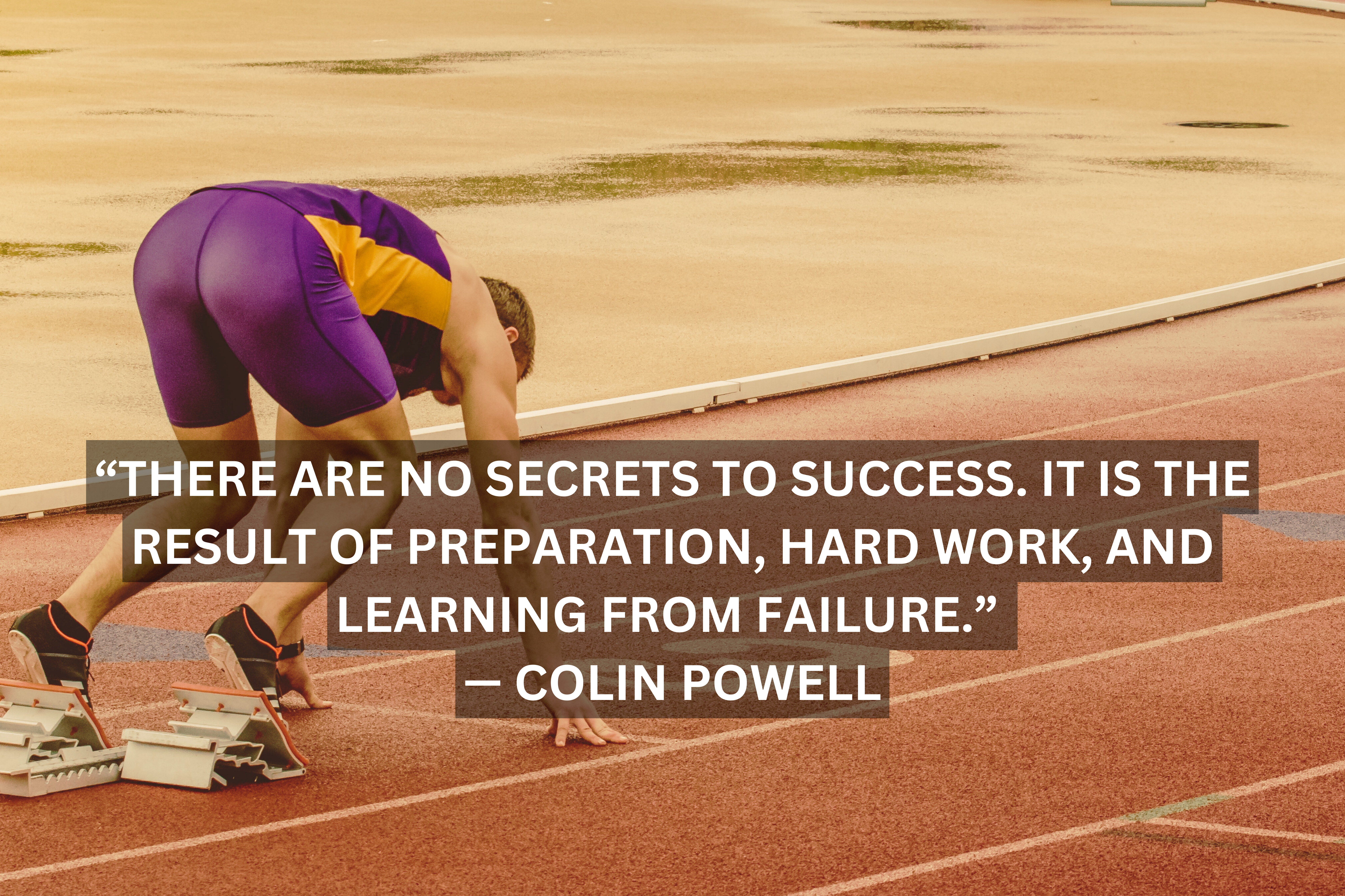 There are no secrets to success. It is the result of preparation, hard work, and learning from failure - Hope and Belief.